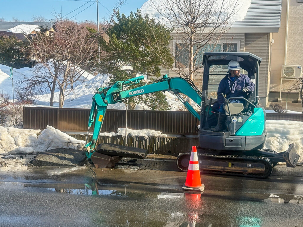 道路水道管漏水工事1(土木)